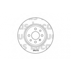 DF2772 TRW Тормозной диск