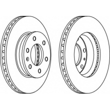 FCR310A FERODO Тормозной диск