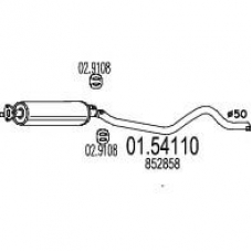 01.54110 MTS Средний глушитель выхлопных газов