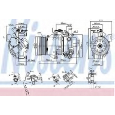 89443 NISSENS Компрессор, кондиционер