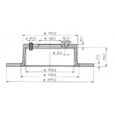 BDC3274 QUINTON HAZELL Тормозной диск