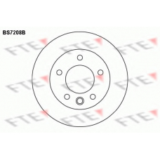 BS7208B FTE Тормозной диск