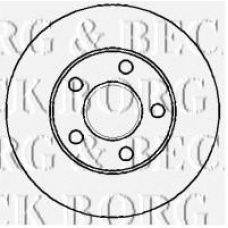 BBD4316 BORG & BECK Тормозной диск