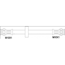 G1900.46 WOKING Тормозной шланг