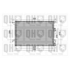 QCN374 QUINTON HAZELL Конденсатор, кондиционер