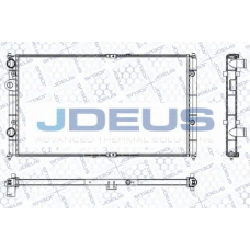 RA0250070 JDEUS Радиатор, охлаждение двигателя