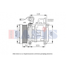 852783N AKS DASIS Компрессор, кондиционер