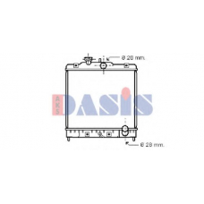 100710N AKS DASIS Радиатор, охлаждение двигателя