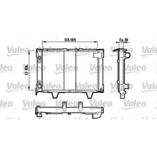 730066 VALEO Радиатор, охлаждение двигателя