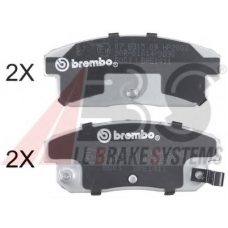 37419S ABS Комплект тормозных колодок, дисковый тормоз