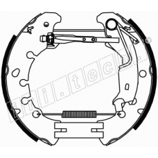 16379 fri.tech. Комплект тормозных колодок
