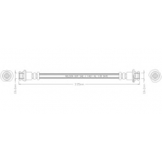 7151 REMKAFLEX Тормозной шланг