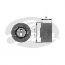 T42163 GATES Паразитный / ведущий ролик, зубчатый ремень