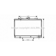 MT2188 AVA Радиатор, охлаждение двигателя