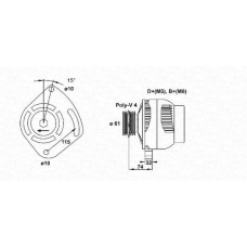 063321863010 MAGNETI MARELLI Генератор