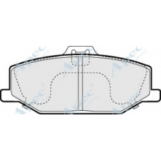 PAD1123 APEC Комплект тормозных колодок, дисковый тормоз