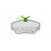 35-0013 KAGER Комплект тормозных колодок, дисковый тормоз