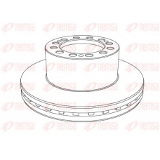 NCA1109.20 KAWE Тормозной диск