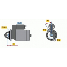 0 986 014 940 BOSCH Стартер