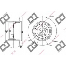 BD1832 DJ PARTS Тормозной диск