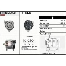 DRA0028 DELCO REMY Генератор
