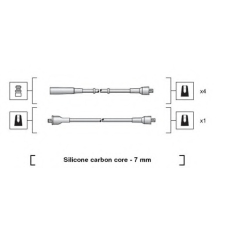 941318111201 MAGNETI MARELLI Комплект проводов зажигания
