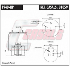 B1059 CASALS Кожух пневматической рессоры