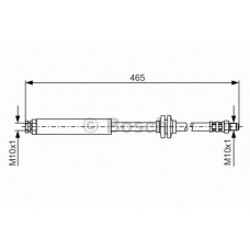 1 987 476 079 BOSCH Тормозной шланг