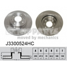 J3300524HC NIPPARTS Тормозной диск