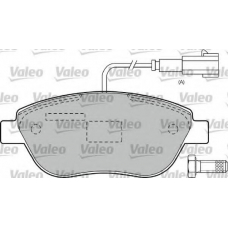 598698 VALEO Комплект тормозных колодок, дисковый тормоз