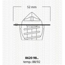 8620 9892 TRISCAN Термостат, охлаждающая жидкость