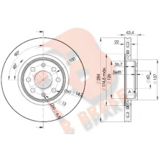 78RBD20922 R BRAKE Тормозной диск