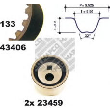 23406 MAPCO Комплект ремня грм