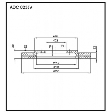 ADC 0233V Allied Nippon Гидравлические цилиндры