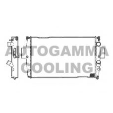 105521 AUTOGAMMA Радиатор, охлаждение двигателя