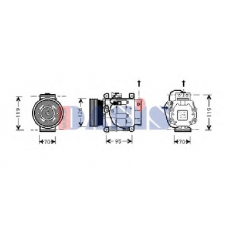 853850N AKS DASIS Компрессор, кондиционер