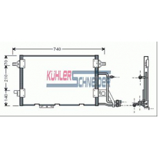 5022201 KUHLER SCHNEIDER Конденсатор, кондиционер