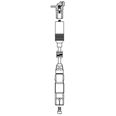 1A48E46 BREMI Провод зажигания