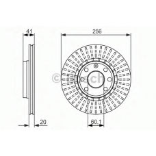 0 986 479 876 BOSCH Тормозной диск