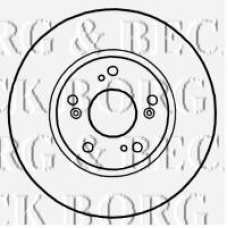 BBD4660 BORG & BECK Тормозной диск