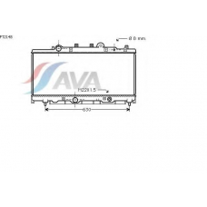 FT2148 AVA Радиатор, охлаждение двигателя