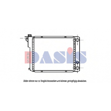 160043N AKS DASIS Радиатор, охлаждение двигателя