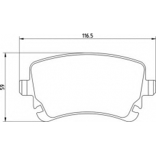 363710201410 MAGNETI MARELLI Комплект тормозных колодок, дисковый тормоз