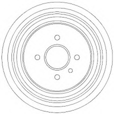 329282J JURID Тормозной барабан