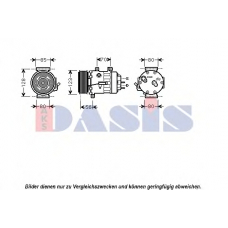 850427N AKS DASIS Компрессор, кондиционер