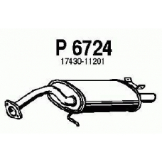 P6724 FENNO Глушитель выхлопных газов конечный