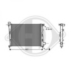 8121181 DIEDERICHS Радиатор, охлаждение двигателя