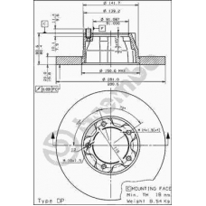 08.2982.10 BREMBO Тормозной диск