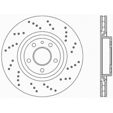 BDRS1663.25 OPEN PARTS Тормозной диск