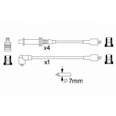 0 986 356 769 BOSCH Комплект проводов зажигания